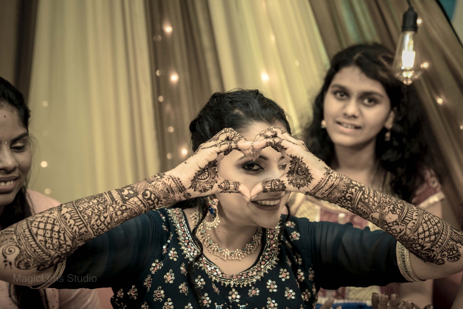 Warm & Joyous Mehendi Ceremony Photo Ideas You Wouldn't Want to Miss |  Mehendi outfits, Indian bridal outfits, Mehandi outfits