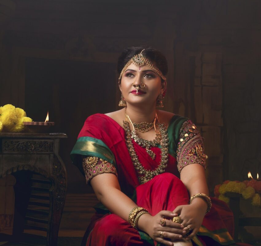 Brahmin Wedding Look Photoshoot Model