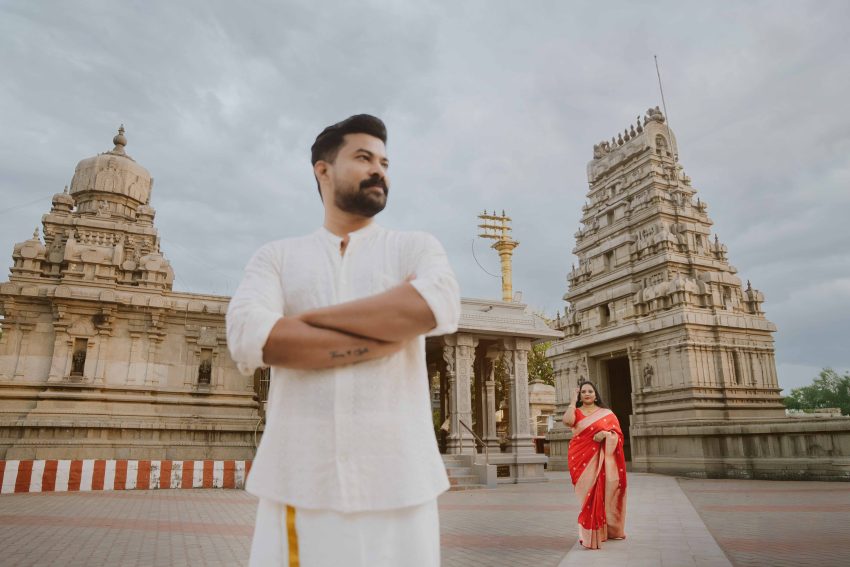 Chennai Temple Couple Shoot